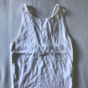 White Abercrombie crop top